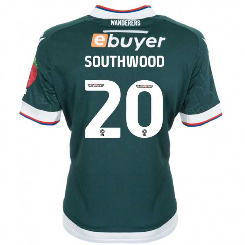 Danxen Kinder Luke Southwood #20 Dunkelgrün Auswärtstrikot Trikot 2024/25 T-Shirt