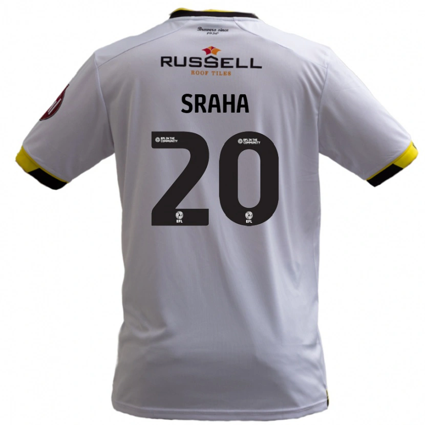 Danxen Kinder Jason Sraha #20 Weiß Auswärtstrikot Trikot 2024/25 T-Shirt