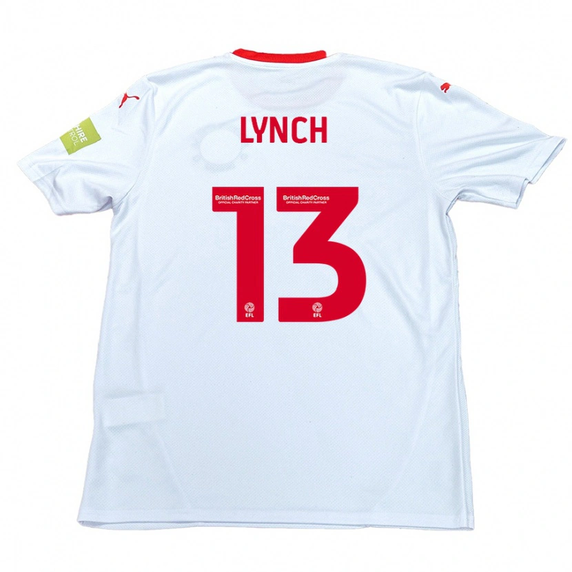 Danxen Kinder Jay Lynch #13 Weiß Auswärtstrikot Trikot 2024/25 T-Shirt