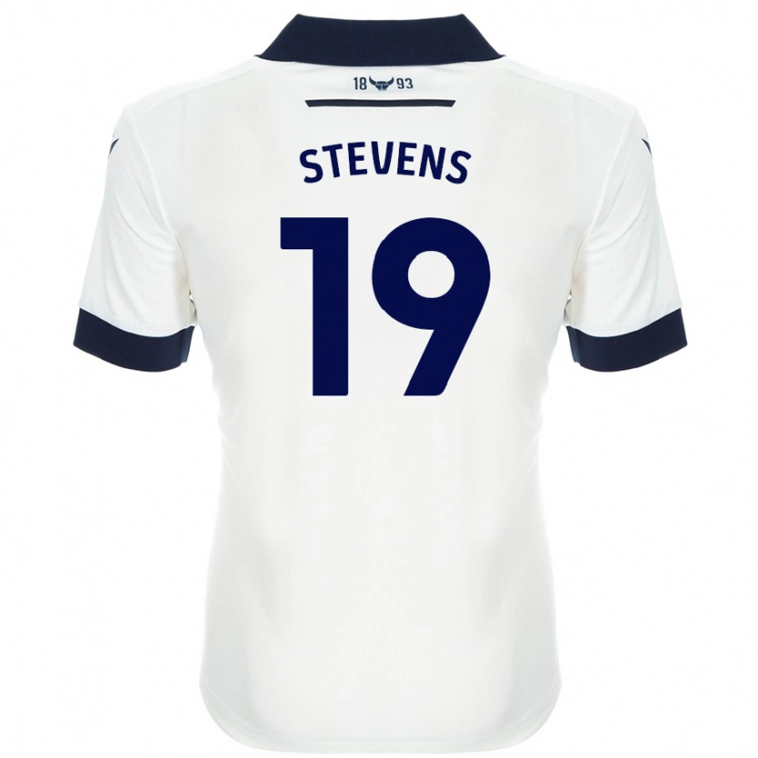 Danxen Kinder Lily Stevens #19 Weiß Marineblau Auswärtstrikot Trikot 2024/25 T-Shirt
