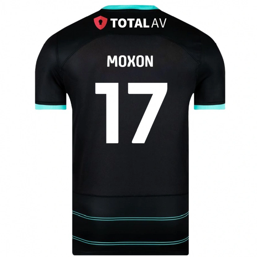 Danxen Kinder Owen Moxon #17 Schwarz Auswärtstrikot Trikot 2024/25 T-Shirt