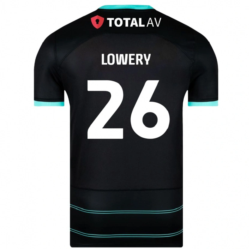 Danxen Kinder Tom Lowery #26 Schwarz Auswärtstrikot Trikot 2024/25 T-Shirt