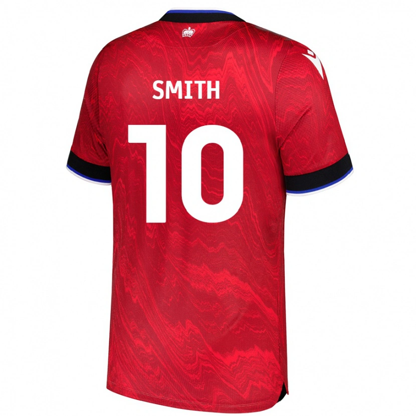 Danxen Kinder Sam Smith #10 Rot Schwarz Auswärtstrikot Trikot 2024/25 T-Shirt