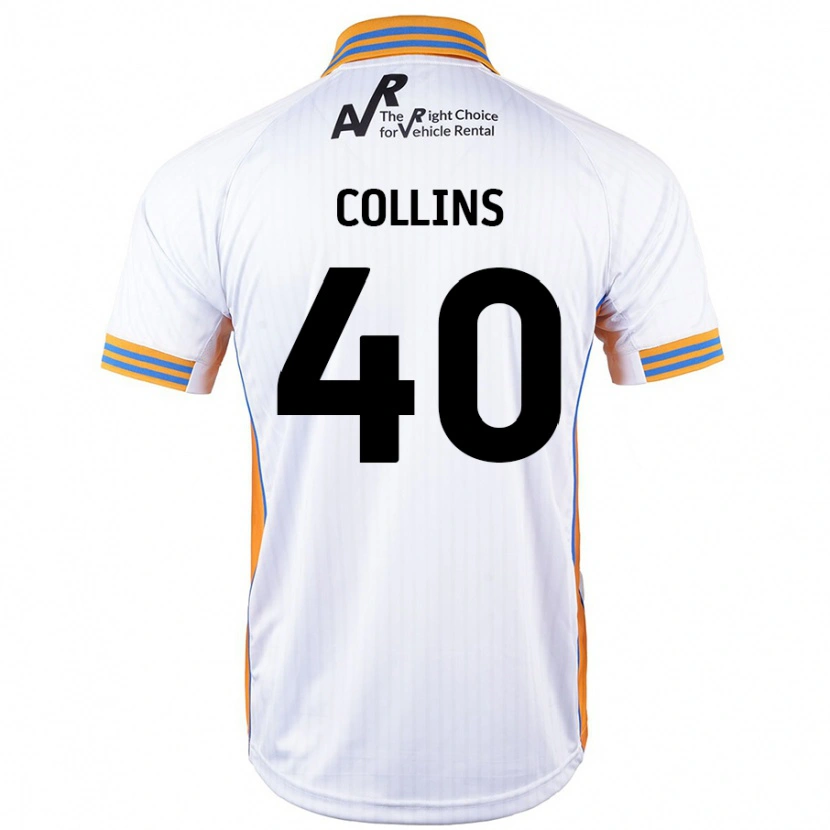 Danxen Kinder Jude Collins #40 Weiß Auswärtstrikot Trikot 2024/25 T-Shirt