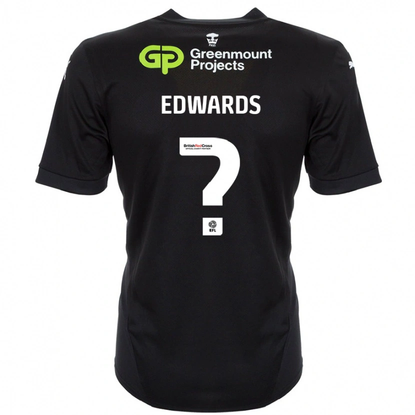 Danxen Kinder Christy Edwards #0 Schwarz Auswärtstrikot Trikot 2024/25 T-Shirt