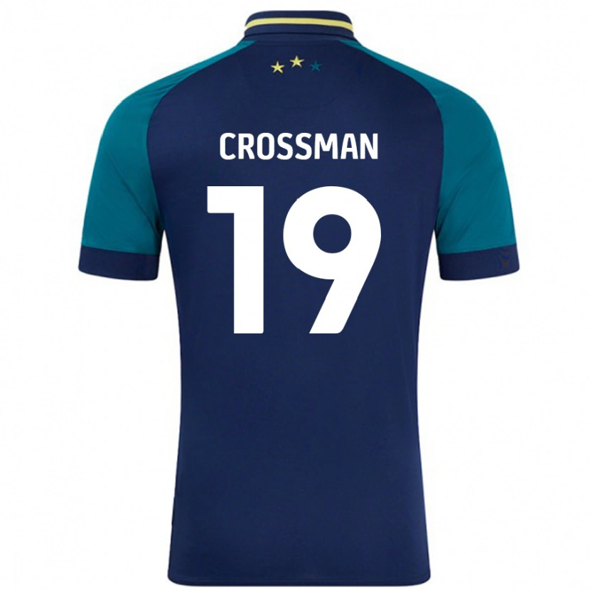 Danxen Kinder Paige Crossman #19 Marine Dunkelgrün Auswärtstrikot Trikot 2024/25 T-Shirt
