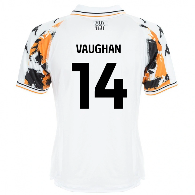 Danxen Kinder Harry Vaughan #14 Weiß Auswärtstrikot Trikot 2024/25 T-Shirt