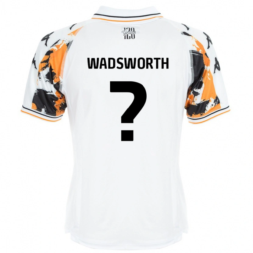 Danxen Kinder Noah Wadsworth #0 Weiß Auswärtstrikot Trikot 2024/25 T-Shirt