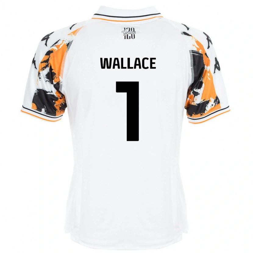 Danxen Kinder Abbi Wallace #1 Weiß Auswärtstrikot Trikot 2024/25 T-Shirt