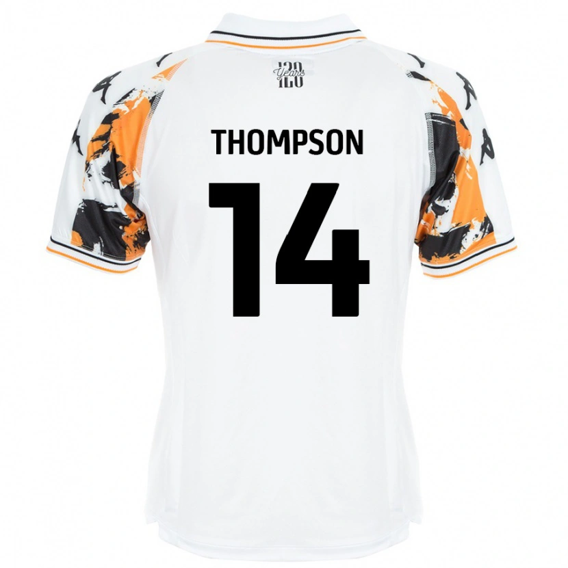 Danxen Kinder Katie Thompson #14 Weiß Auswärtstrikot Trikot 2024/25 T-Shirt