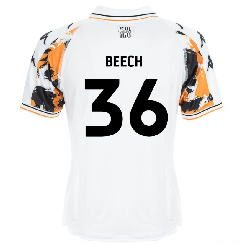 Danxen Kinder Amy Beech #36 Weiß Auswärtstrikot Trikot 2024/25 T-Shirt