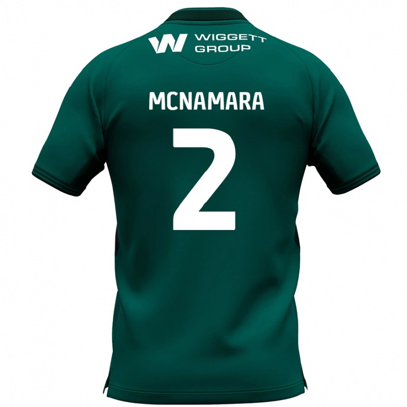 Danxen Kinder Danny Mcnamara #2 Grün Auswärtstrikot Trikot 2024/25 T-Shirt