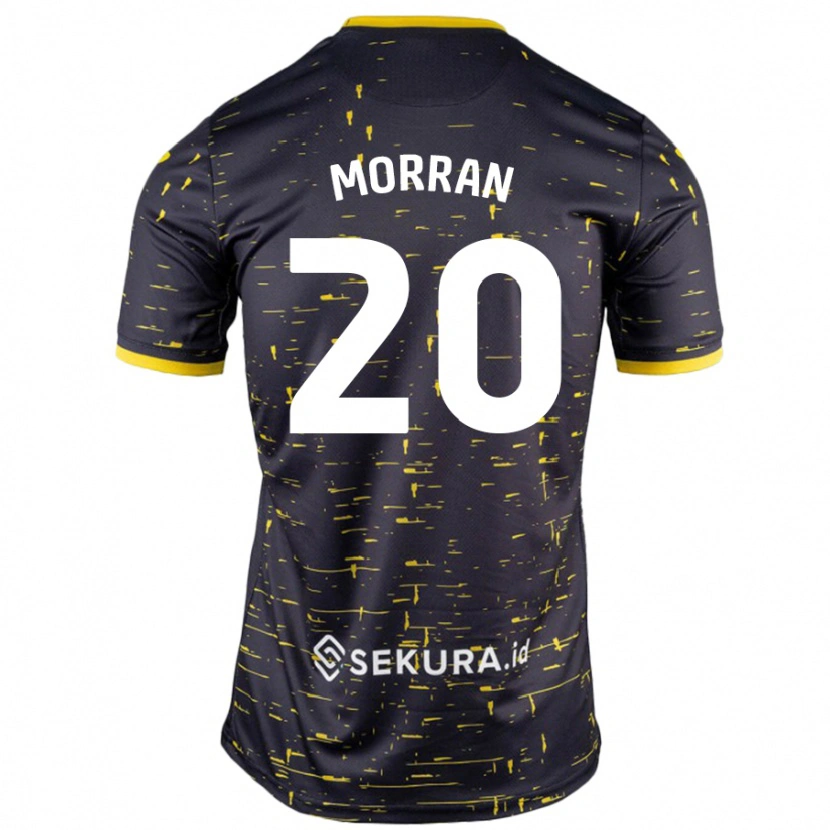 Danxen Kinder Eloise Morran #20 Schwarz Gelb Auswärtstrikot Trikot 2024/25 T-Shirt