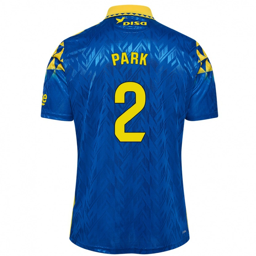 Danxen Kinder Marvin Park #2 Blau Gelb Auswärtstrikot Trikot 2024/25 T-Shirt