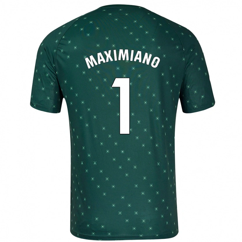 Danxen Kinder Luís Maximiano #1 Dunkelgrün Auswärtstrikot Trikot 2024/25 T-Shirt