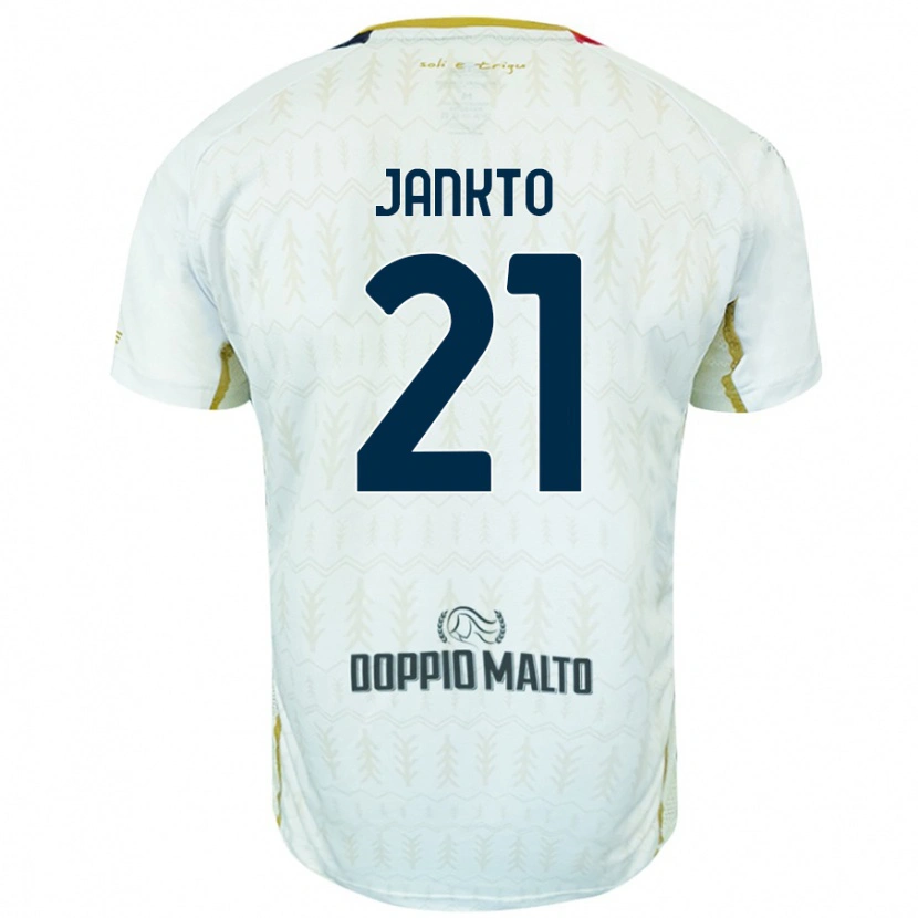 Danxen Kinder Jakub Jankto #21 Weiß Auswärtstrikot Trikot 2024/25 T-Shirt