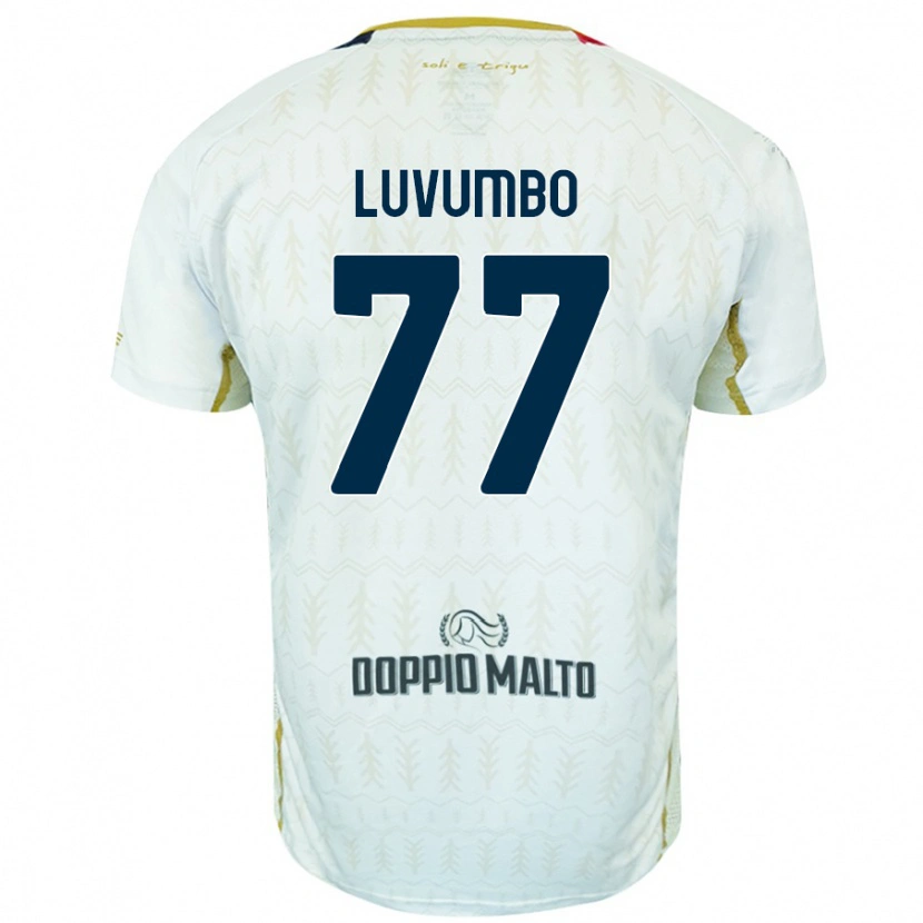 Danxen Kinder Zito Luvumbo #77 Weiß Auswärtstrikot Trikot 2024/25 T-Shirt
