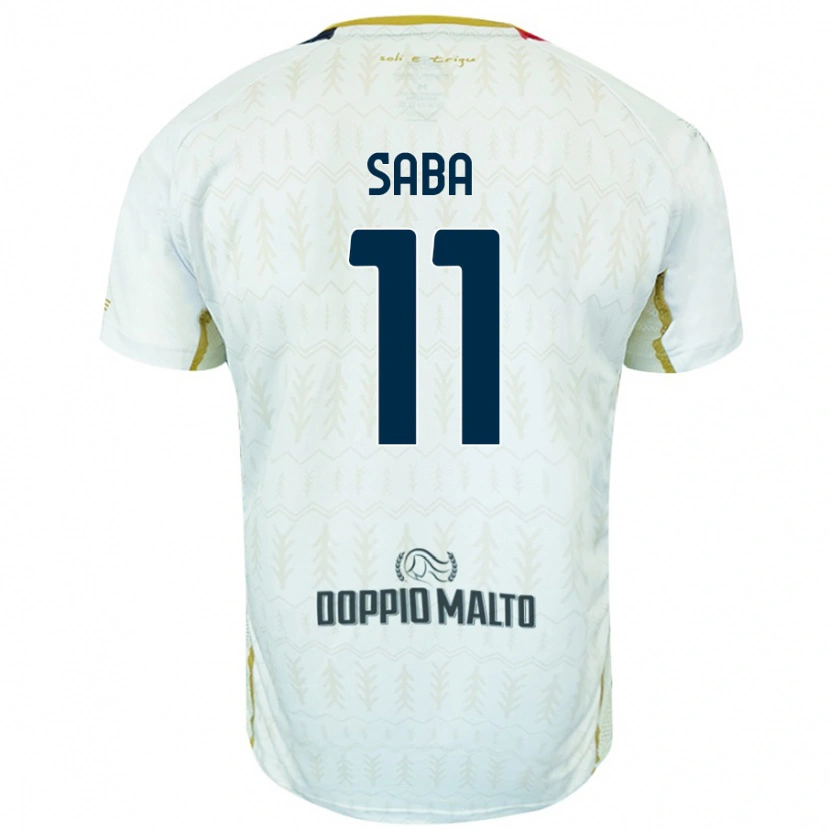 Danxen Kinder Alessio Saba #11 Weiß Auswärtstrikot Trikot 2024/25 T-Shirt