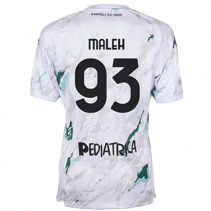 Danxen Kinder Youssef Maleh #93 Grau Auswärtstrikot Trikot 2024/25 T-Shirt