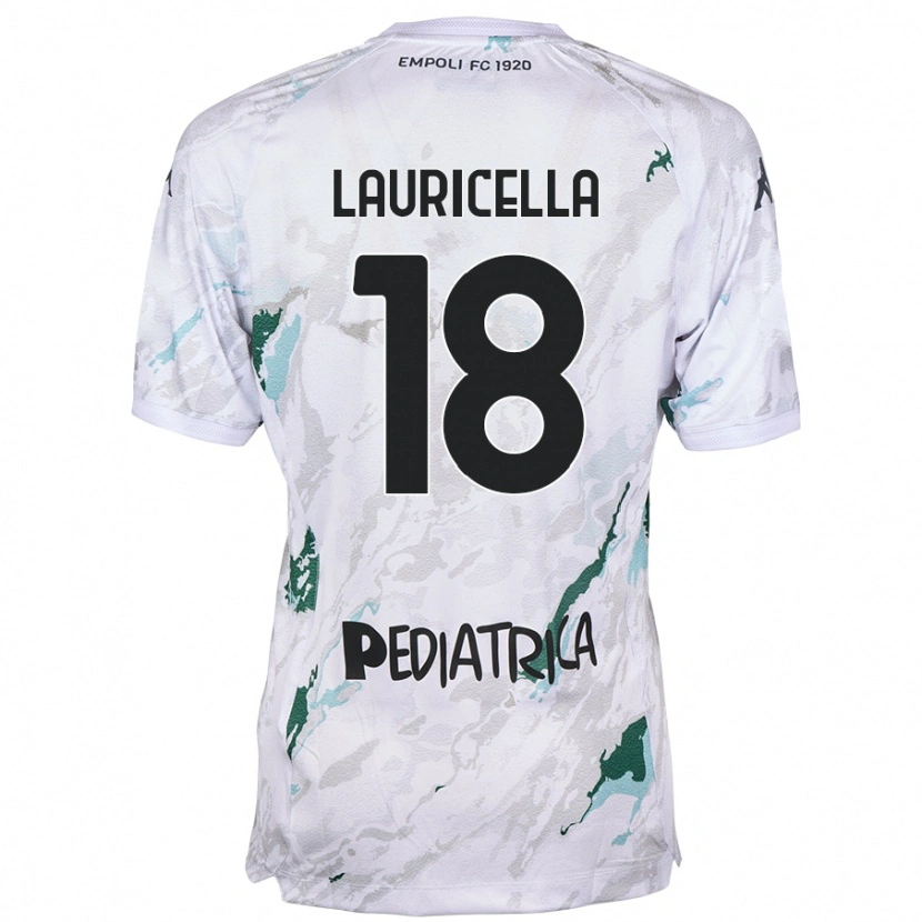 Danxen Kinder Giovanni Lauricella #18 Grau Auswärtstrikot Trikot 2024/25 T-Shirt
