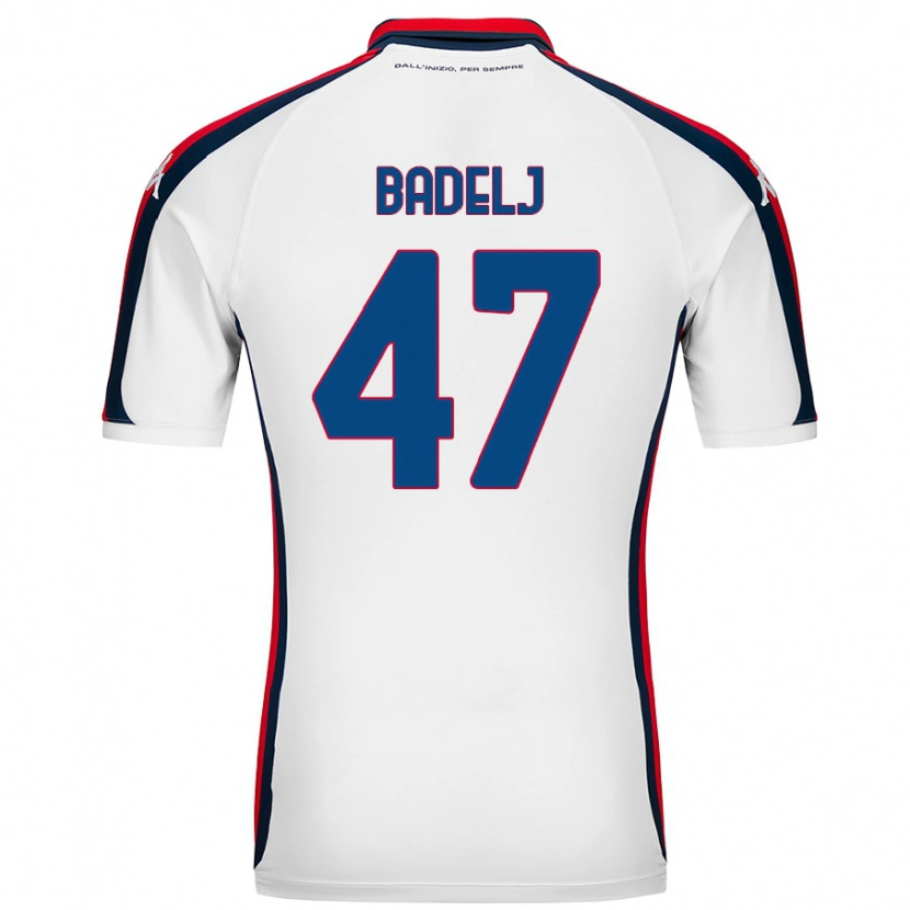 Danxen Kinder Milan Badelj #47 Weiß Auswärtstrikot Trikot 2024/25 T-Shirt