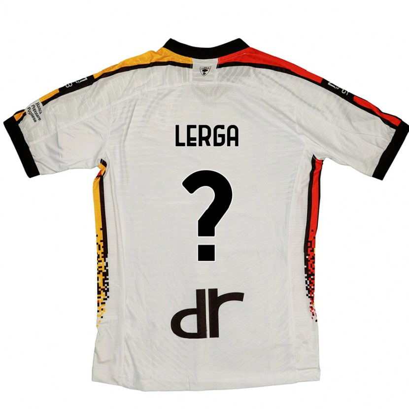 Danxen Kinder Roko Lerga #0 Weiß Schwarz Auswärtstrikot Trikot 2024/25 T-Shirt