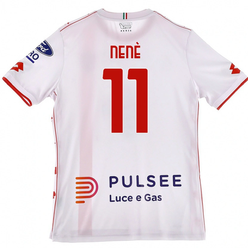 Danxen Kinder Stephen Nenè #11 Weiß Rot Auswärtstrikot Trikot 2024/25 T-Shirt