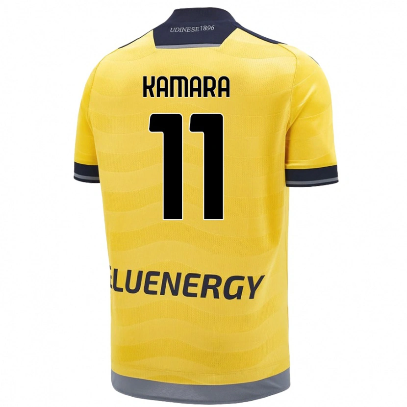 Danxen Kinder Hassane Kamara #11 Golden Auswärtstrikot Trikot 2024/25 T-Shirt