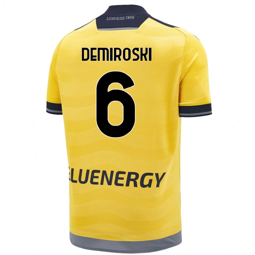 Danxen Kinder Shenol Demiroski #6 Golden Auswärtstrikot Trikot 2024/25 T-Shirt