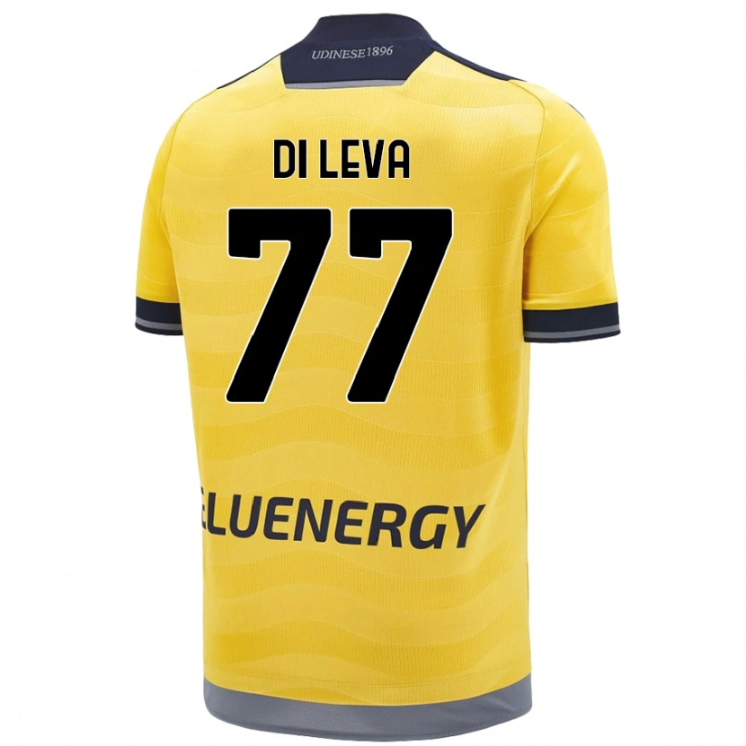 Danxen Kinder Vincenzo Di Leva #77 Golden Auswärtstrikot Trikot 2024/25 T-Shirt