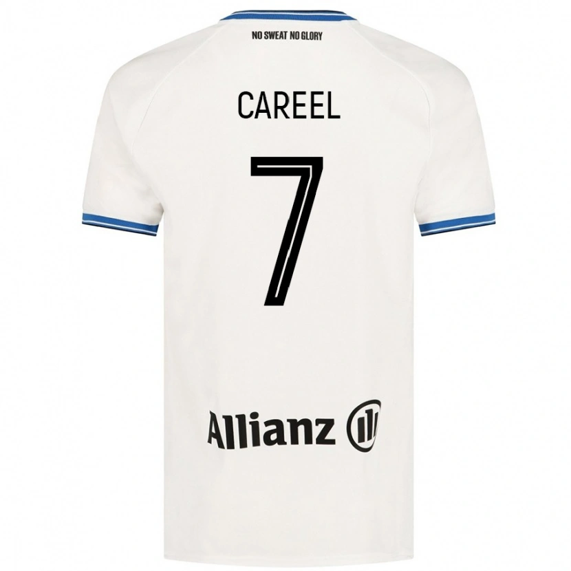 Danxen Kinder Oona Careel #7 Weiß Auswärtstrikot Trikot 2024/25 T-Shirt