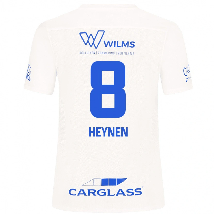 Danxen Kinder Bryan Heynen #8 Weiß Auswärtstrikot Trikot 2024/25 T-Shirt