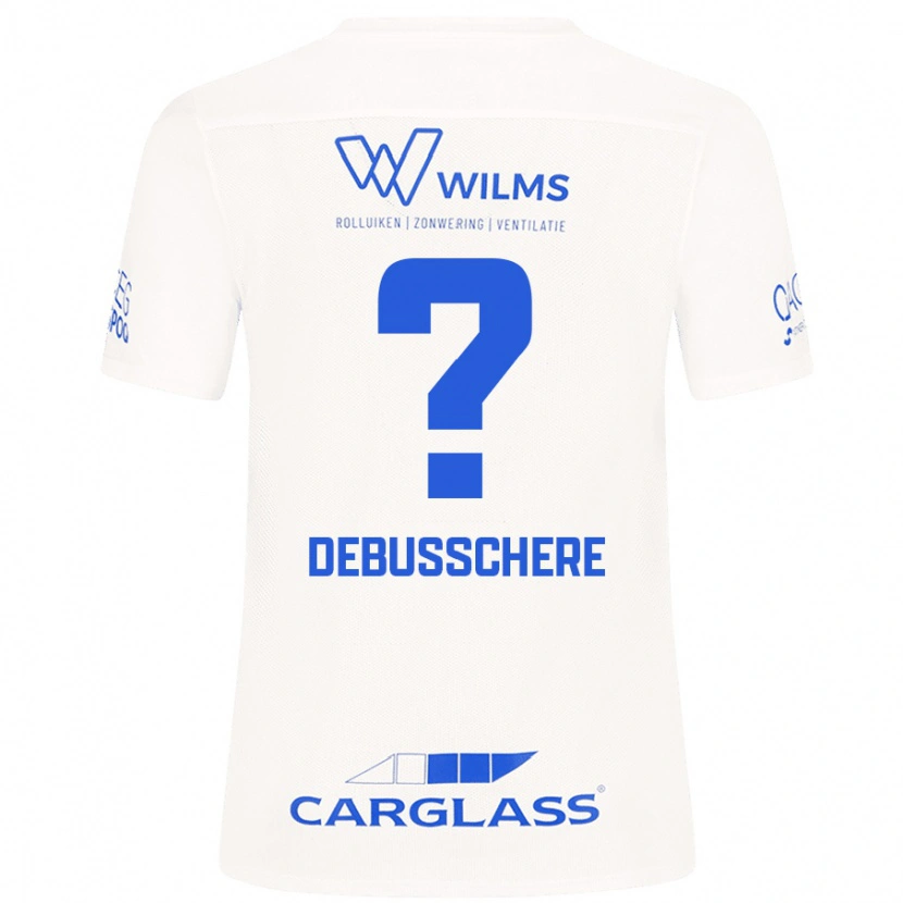 Danxen Kinder Vic Debusschere #0 Weiß Auswärtstrikot Trikot 2024/25 T-Shirt