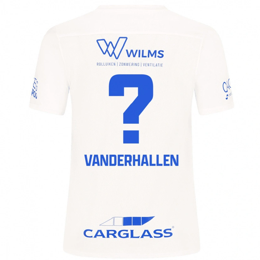 Danxen Kinder Yari Vanderhallen #0 Weiß Auswärtstrikot Trikot 2024/25 T-Shirt