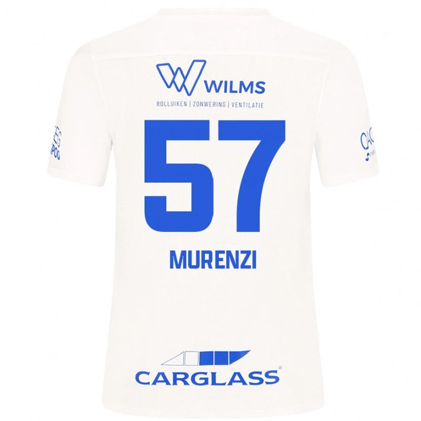 Danxen Kinder Aaron Murenzi #57 Weiß Auswärtstrikot Trikot 2024/25 T-Shirt