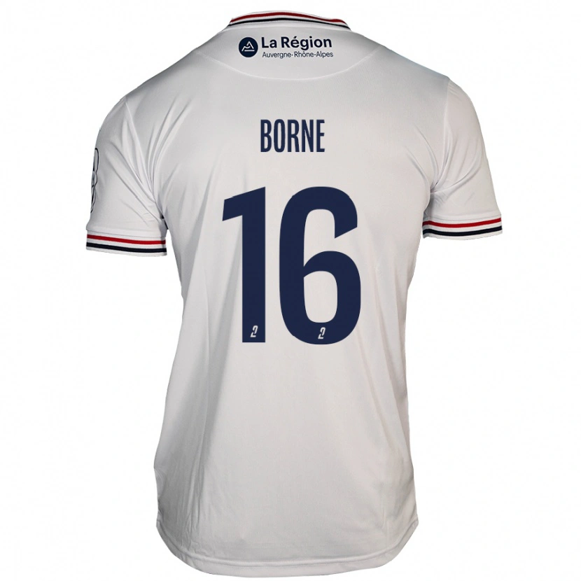 Danxen Kinder Théo Borne #16 Weiß Auswärtstrikot Trikot 2024/25 T-Shirt