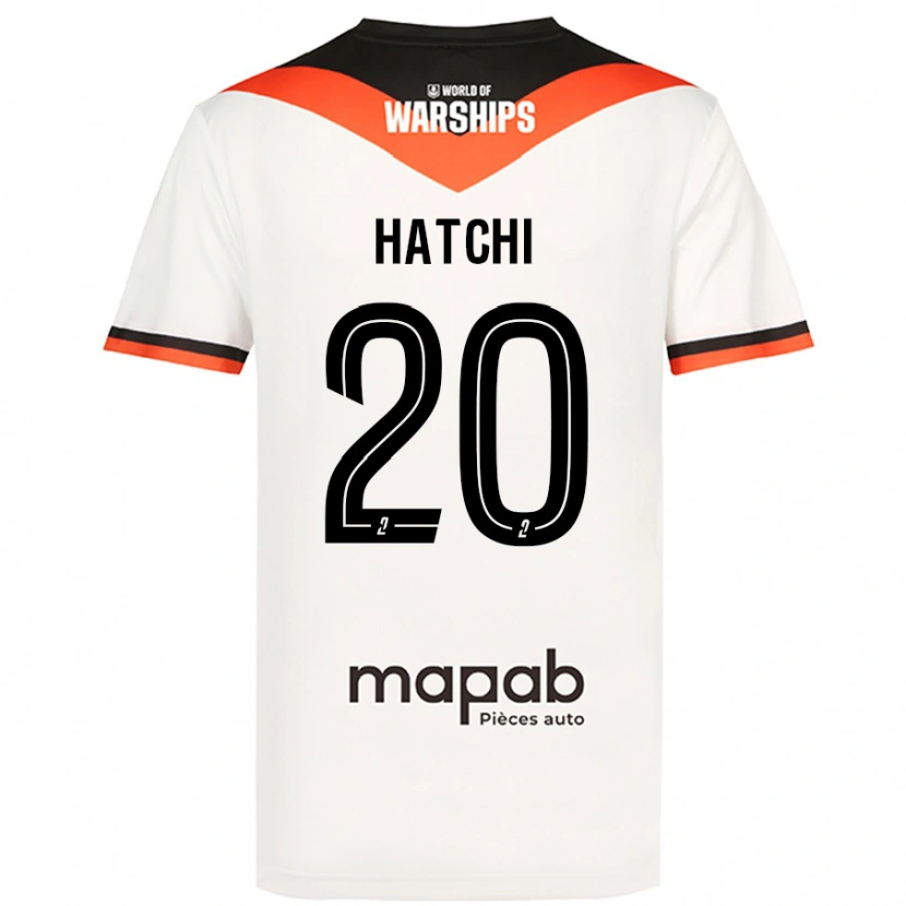 Danxen Kinder Jérémy Hatchi #20 Weiß Auswärtstrikot Trikot 2024/25 T-Shirt