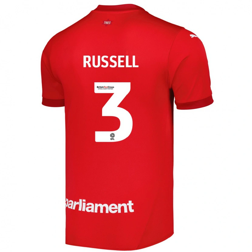 Danxen Herren Jon Russell #3 Rot Heimtrikot Trikot 2024/25 T-Shirt