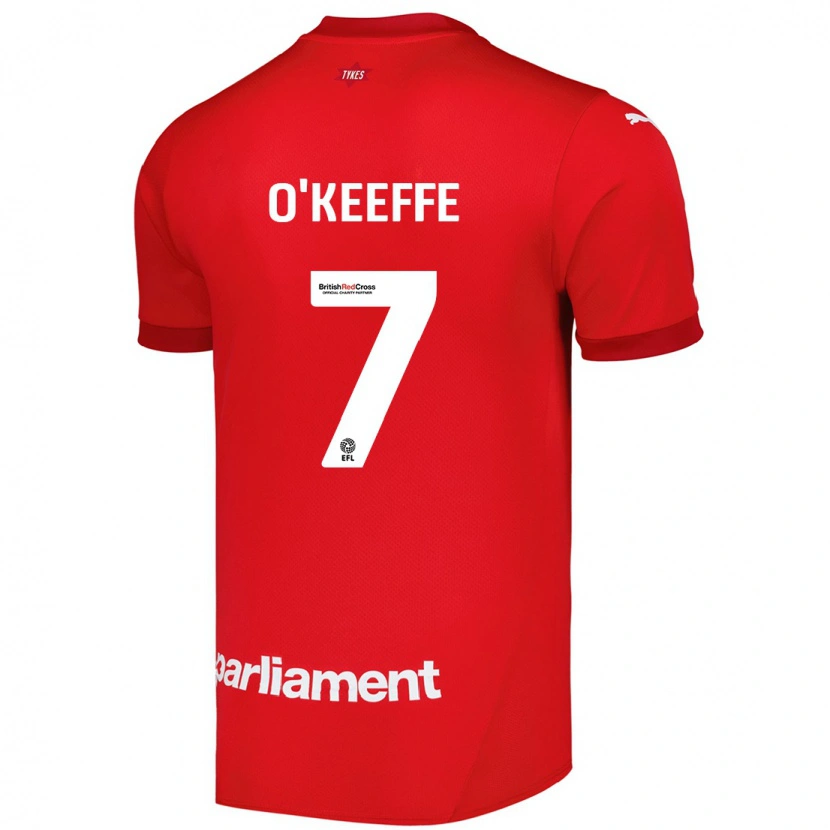 Danxen Herren Corey O'keeffe #7 Rot Heimtrikot Trikot 2024/25 T-Shirt