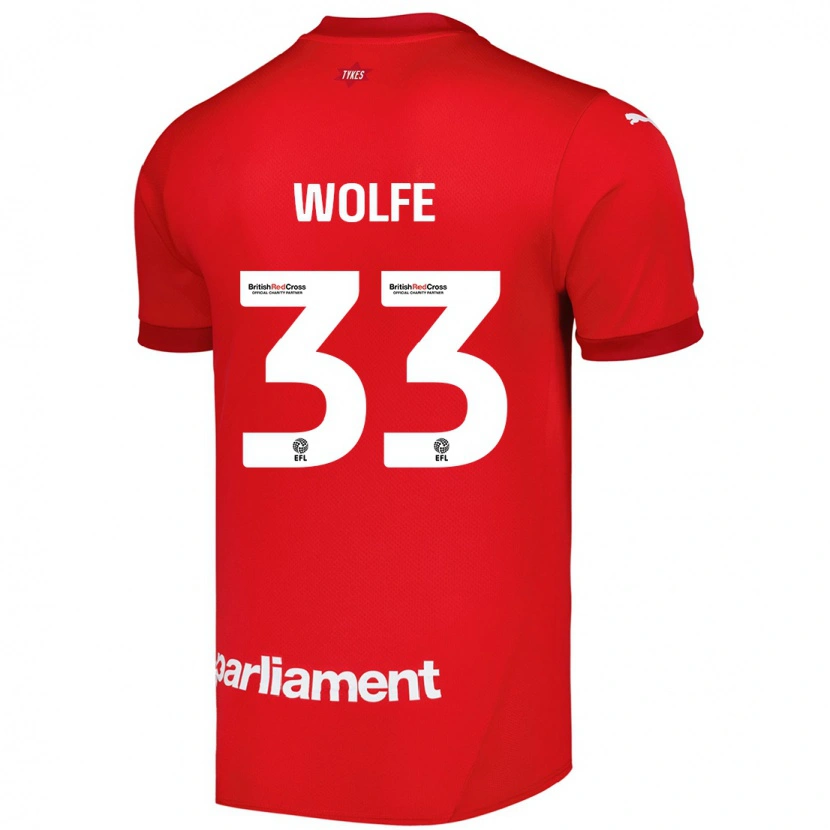 Danxen Herren Matty Wolfe #33 Rot Heimtrikot Trikot 2024/25 T-Shirt