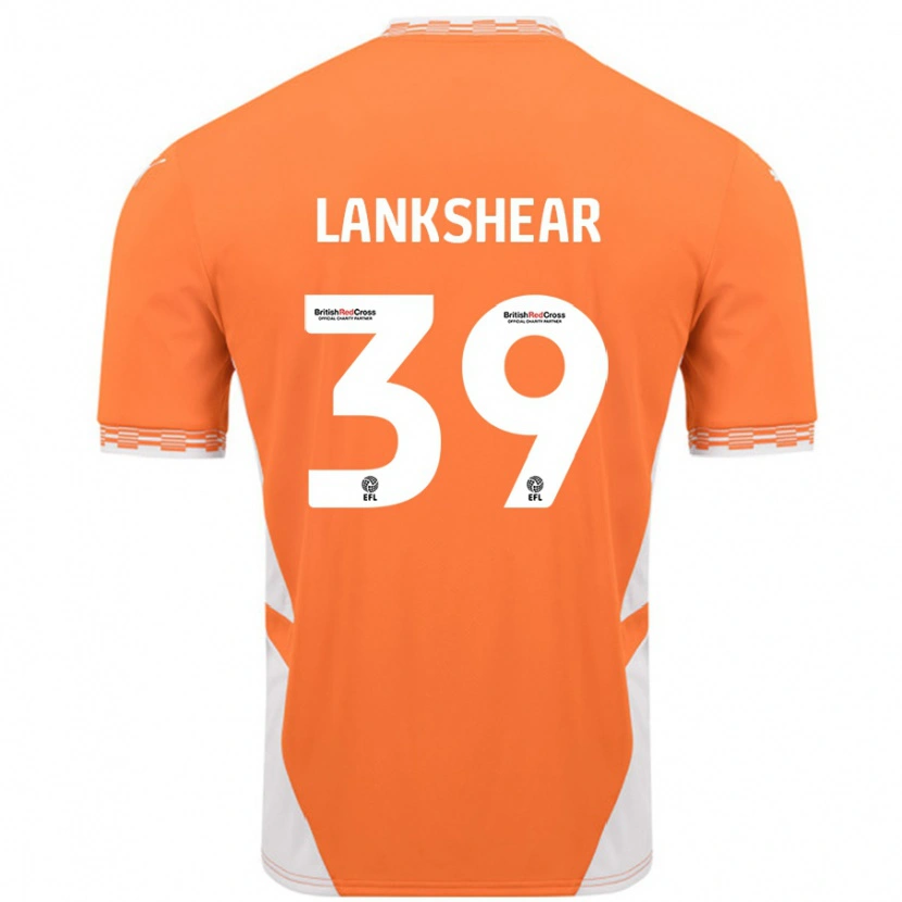 Danxen Herren Alex Lankshear #39 Orange Weiß Heimtrikot Trikot 2024/25 T-Shirt