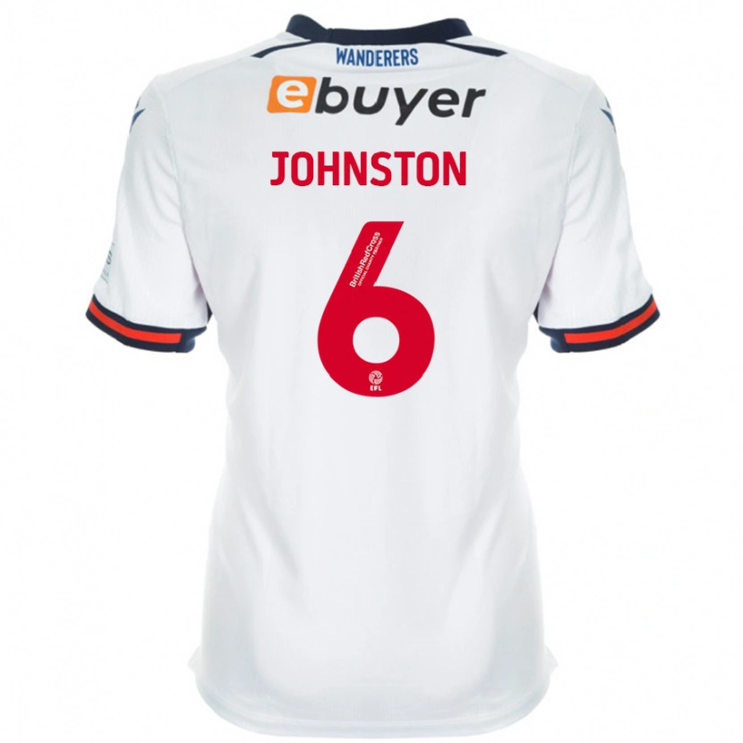 Danxen Herren George Johnston #6 Weiß Heimtrikot Trikot 2024/25 T-Shirt