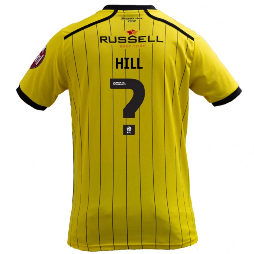 Danxen Herren Tommy Hill #0 Gelb Heimtrikot Trikot 2024/25 T-Shirt