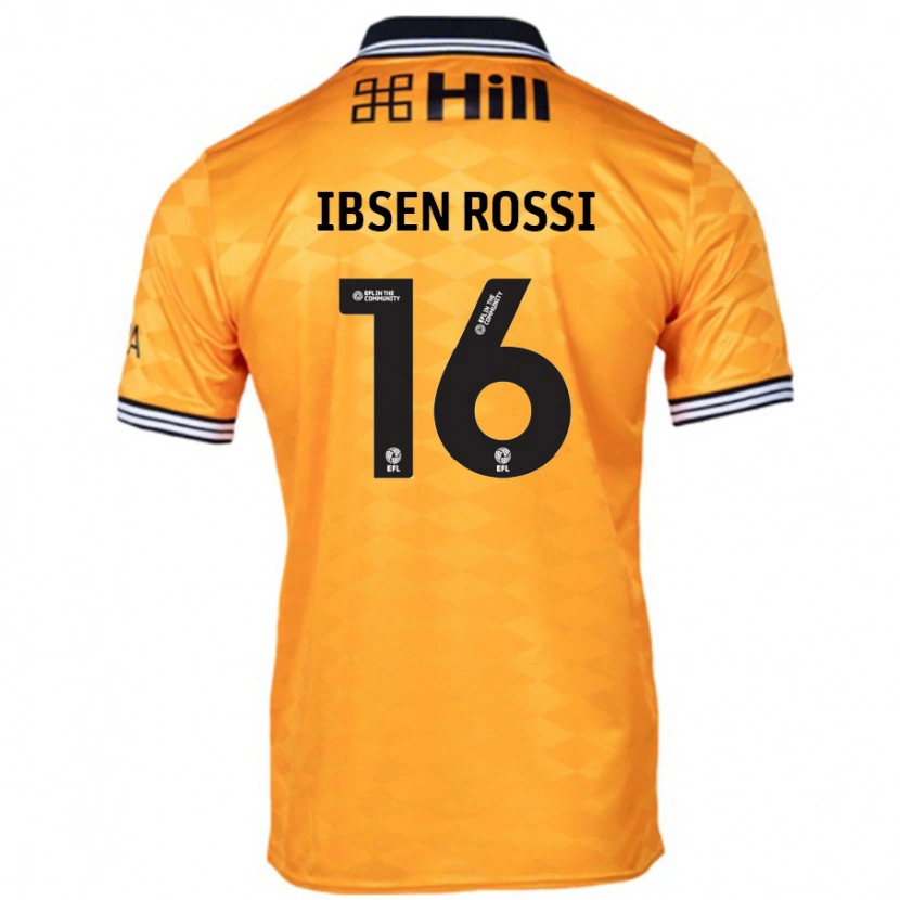 Danxen Herren Zeno Ibsen Rossi #16 Orange Heimtrikot Trikot 2024/25 T-Shirt