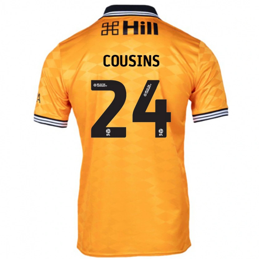Danxen Herren Jordan Cousins #24 Orange Heimtrikot Trikot 2024/25 T-Shirt