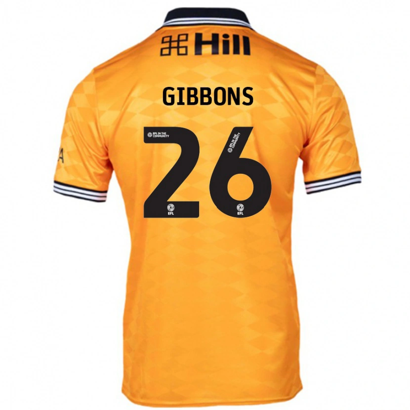 Danxen Herren James Gibbons #26 Orange Heimtrikot Trikot 2024/25 T-Shirt
