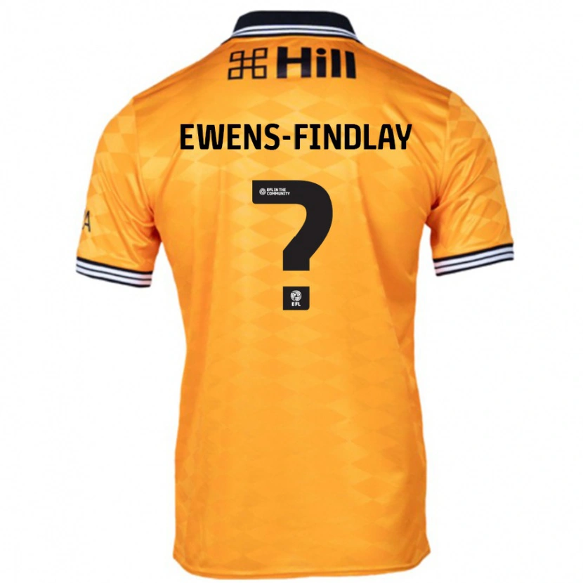 Danxen Herren Ty Ewens-Findlay #0 Orange Heimtrikot Trikot 2024/25 T-Shirt