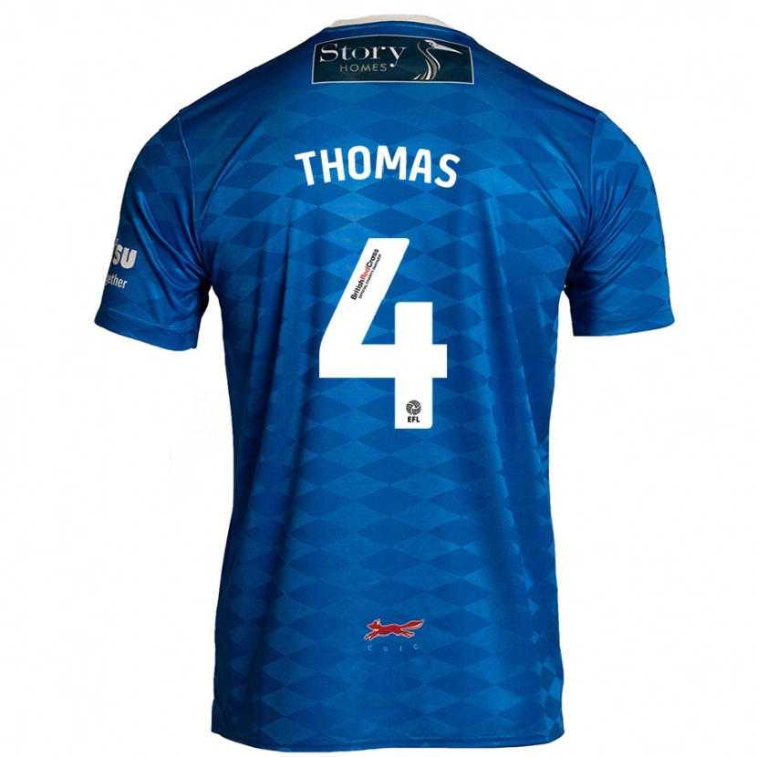 Danxen Herren Terell Thomas #4 Blau Heimtrikot Trikot 2024/25 T-Shirt