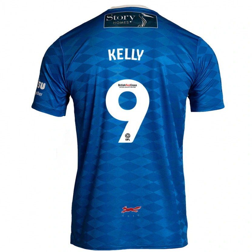 Danxen Herren Georgie Kelly #9 Blau Heimtrikot Trikot 2024/25 T-Shirt