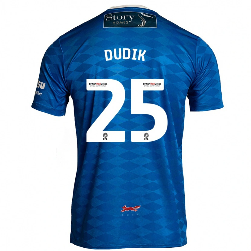 Danxen Herren Anton Dudik #25 Blau Heimtrikot Trikot 2024/25 T-Shirt